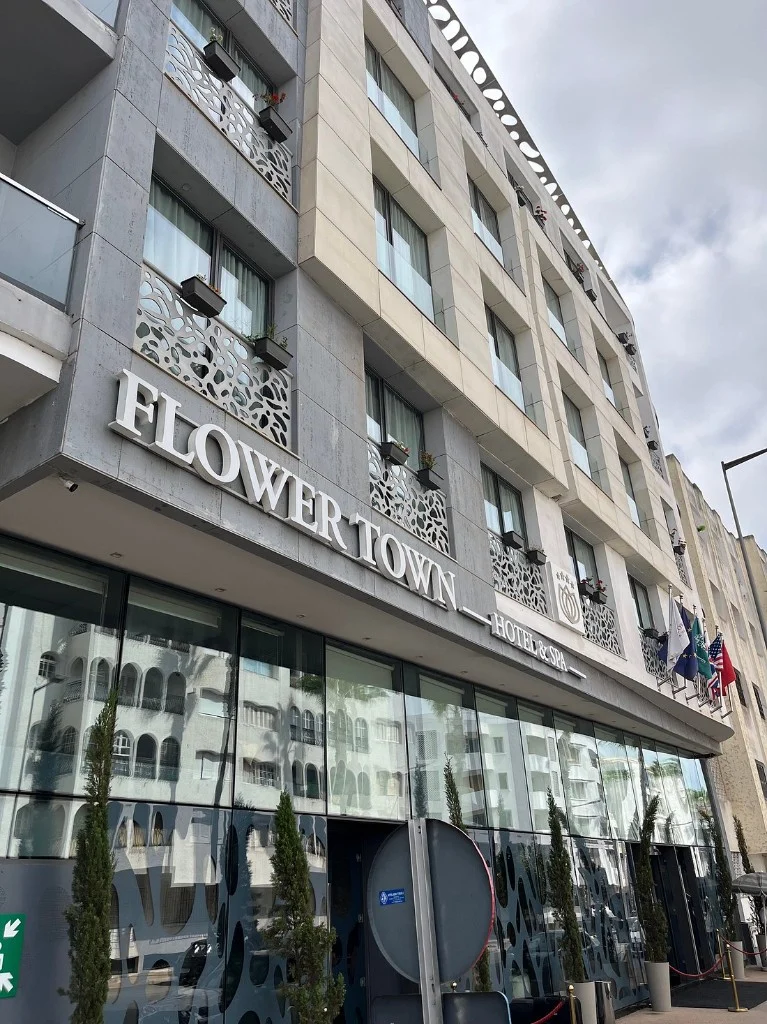 Façade du Flower Town Hôtel & Spa à Rabat